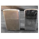 2 vintage zippo lighters