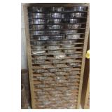 Handmade wood organizer with contents 14 1/2 x