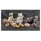 Vintage Porcelain Cat Teapot, Vintage Miniature