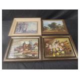 Vintage framed oil paintings