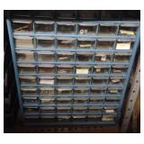 Plastic 50 drawer organizer 14 x 18 x 6 1/2 with