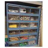 Plastic 18 drawer organizer 14 x 18 x 6 1/2 with