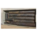 Steel poles. Small sizes