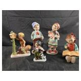 Vintage porcelain figurines made in japan