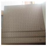 3 pieces of pegboard 30 x 36