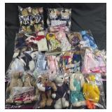 TY BEANIE BABIES bears, bunny, chick