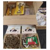 Decorative chain, door stops, door pull knobs,