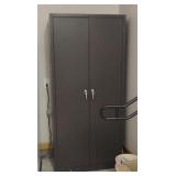 Metal cabinet. Contents not included. 36 x 78 x