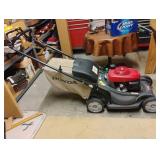 Honda HRX 217 push mower with bagger