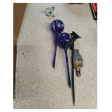 Gardening decor and watering bulbs