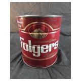 Coffee can of pennies