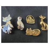 Cat Brooches