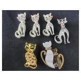 Cat Brooches