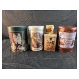 Assorted tins