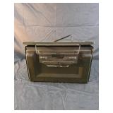 vintage US military .50 caliber M2 ammunition box