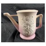 vintage Hull Pottery dogwood pattern watering can