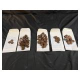 Assorted pennies