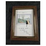 Framed 6x8 print titled "A Better Friend" by