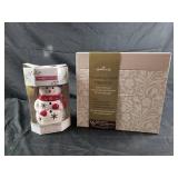 Yankee candle snowman, hallmark greeting card