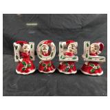 Vintage Japan Brinnco Christmas NOEL Figurine