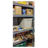 Metal shelf. Contents not included 48 x 72 x 24