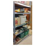 Metal shelf. Contents not included 48 x 72 x 24
