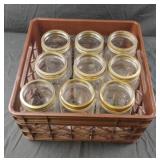 Ball and Magic large mouth can I g jars in a