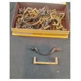 Vintage brass drawer handles
