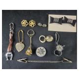 Scarf Clips, Shoe Clips and Keychains