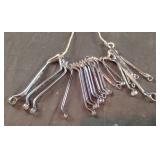 Snap-On deep offset double box end wrenches.