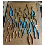 Needle nose pliers and wire cutters