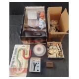 Utility hooks, door bells, ear plugs, safety