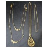 Gold Colored Fashion Necklaces