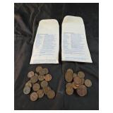 1963 and1965 pennies