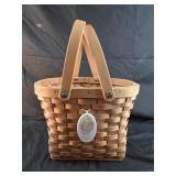 Basket with added precious Moments tag