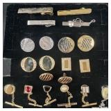 Cuff Links, Tie Clips and Pins