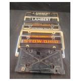 License plate covers