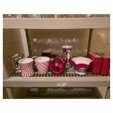 Christmas vases, candy dishes