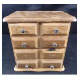 Wood Jewelry Box (missing 2 pulls)