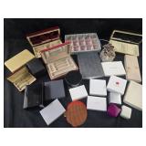 Assorted Travel Jewelry cases and Empty Jewelry