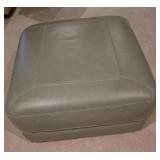 Gray green 26x15x26 square ottoman