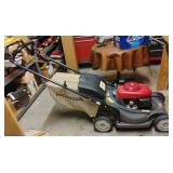 Honda HRX 217 push mower with bagger