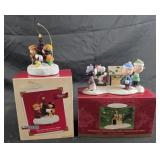 Hallmark keepsake Peanuts christmas decor,