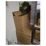 8 boxes of wreaths and pine boughs