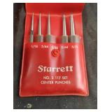 Vintage Starrett No. S 117 Set Center Punches