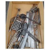 Misc tools and metal rulers