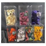 Bamm beanos plush bear themed after MLB players