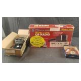 Vintage Cobra 25LTD Classic CB Radio, wires and