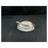 Royal crown dainty tea/ sugar bowl with spoon and