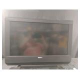 Sanyo 26' tv. Powers on